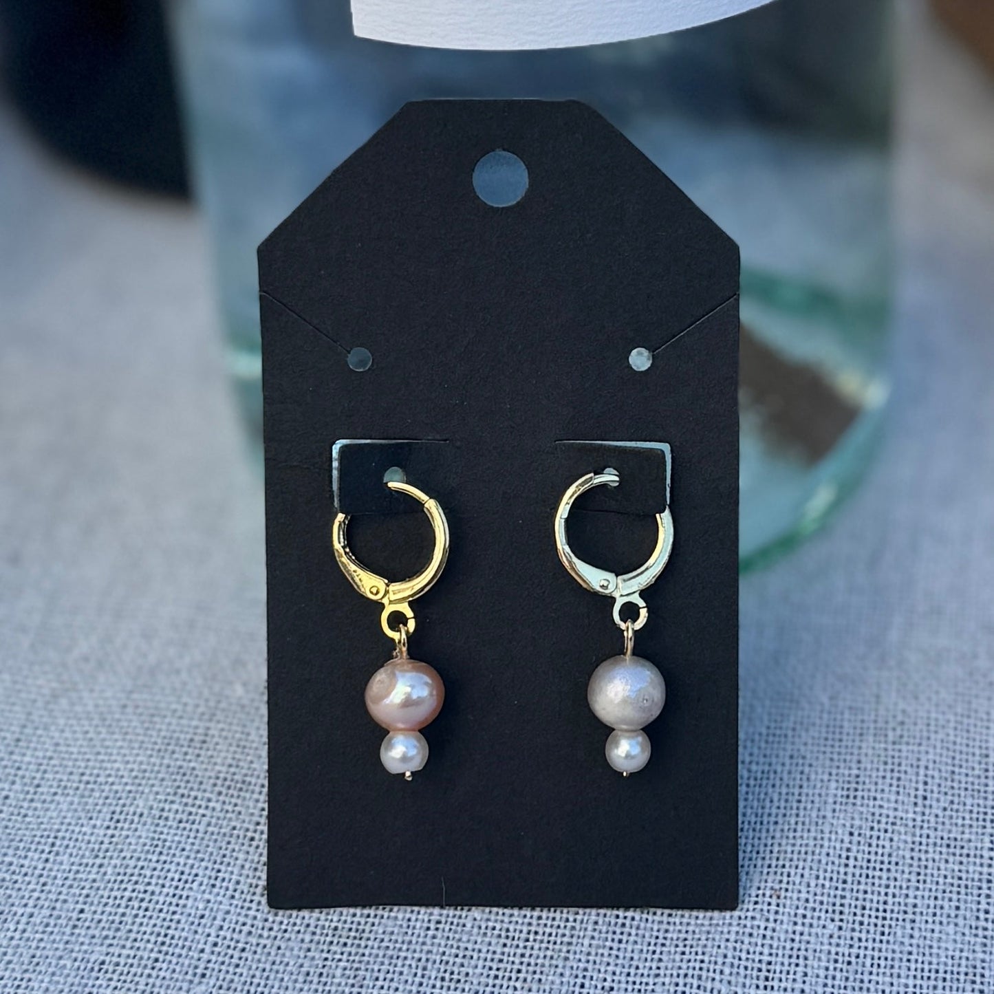 Freshwater Pearl Hoop Earrings