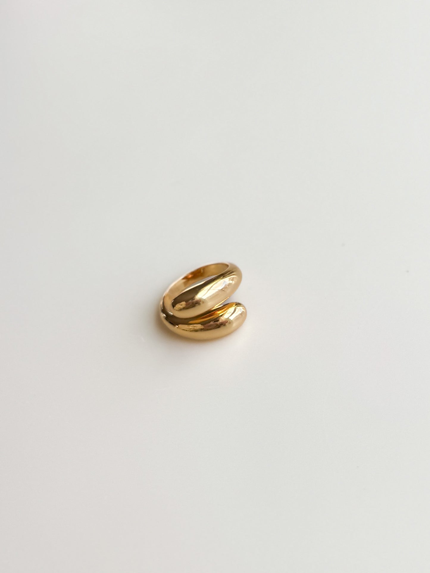 18K Gold Plated Adjustable Ring