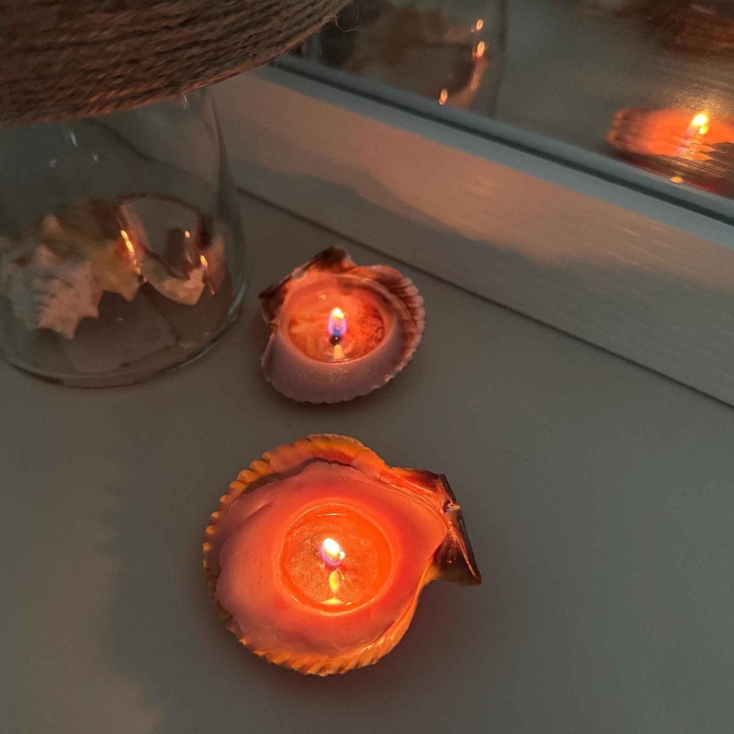 DIY Seashell Candle Kit: Soy Wax Candles