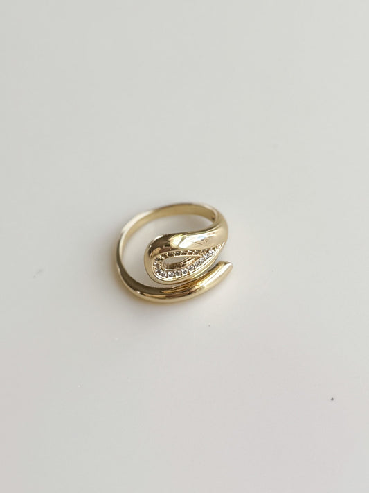 18K Gold Plated Ring Adjustable