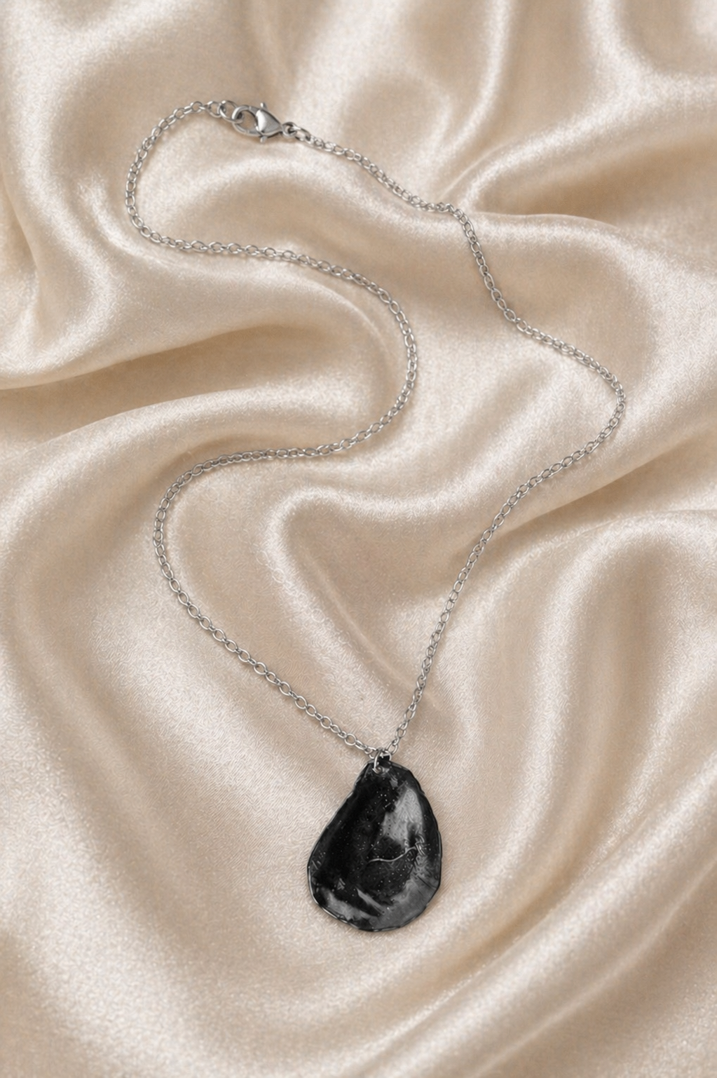 Oyster Shell Pendant Necklace ~ Chastity