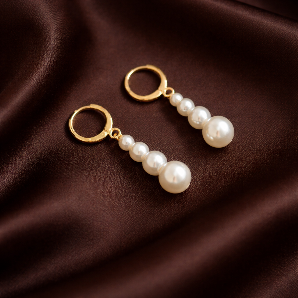 Lily Pearl Earrings - Ostella