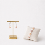 Matching Bracelet and Earring Set ~ Pearl