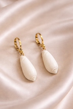 Olive Hoop Earrings - Ostella