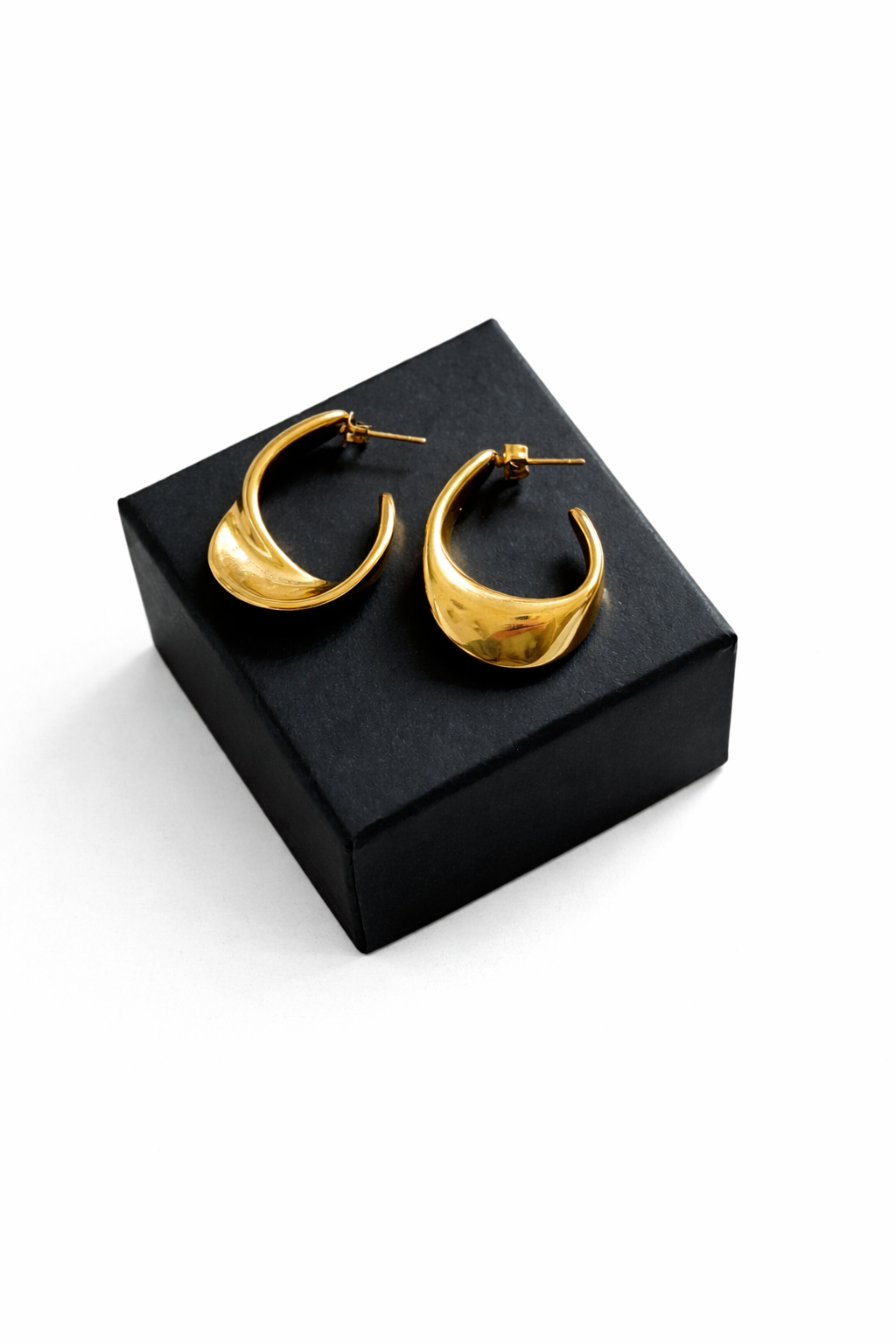 Sofia Gold Twist Hoops