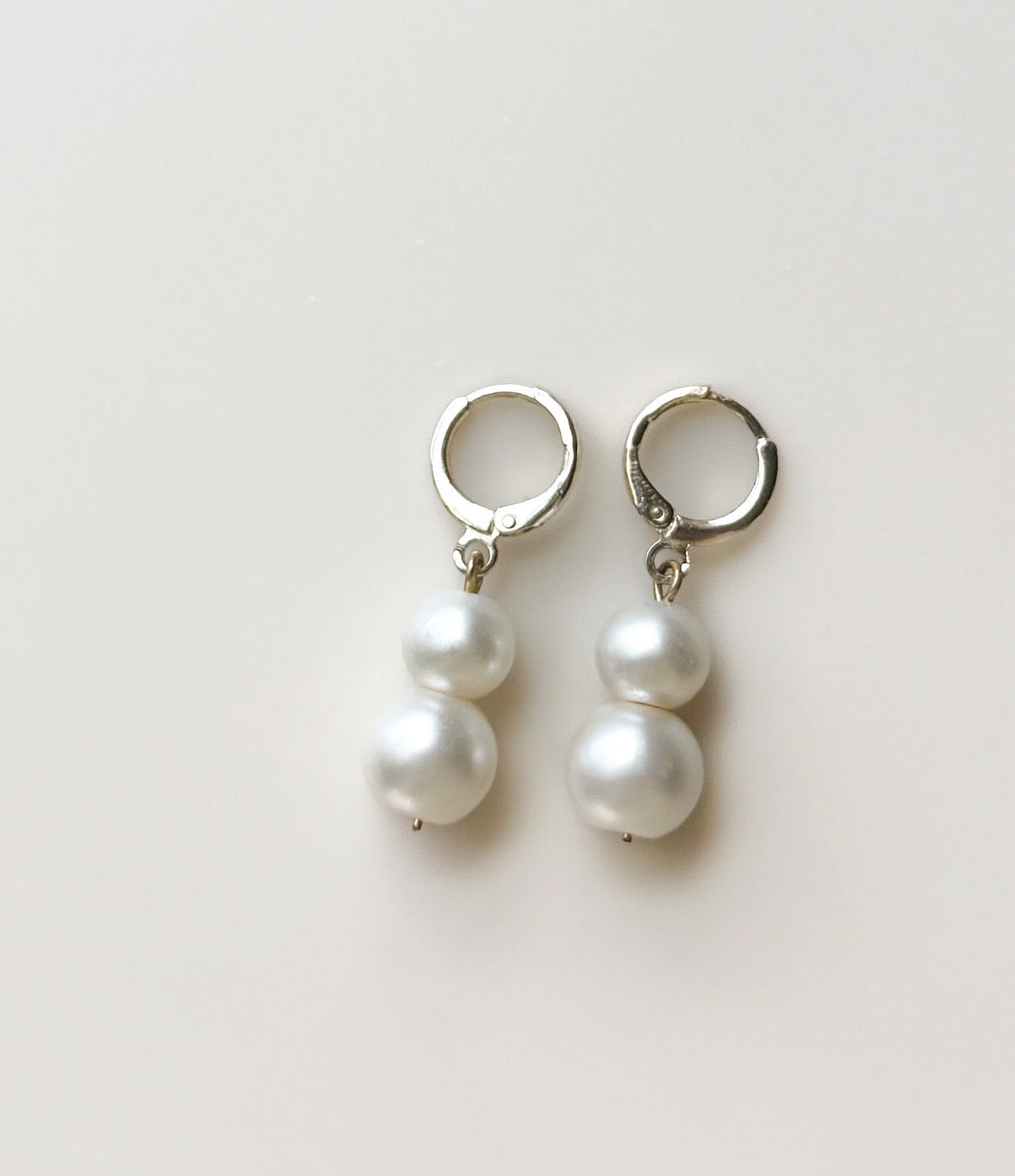 Two Pearl Hoops