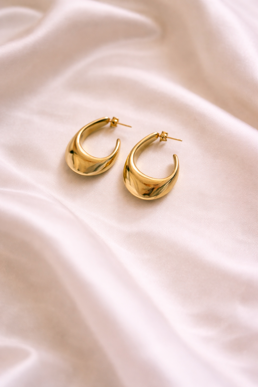 Sofia Gold Twist Hoops