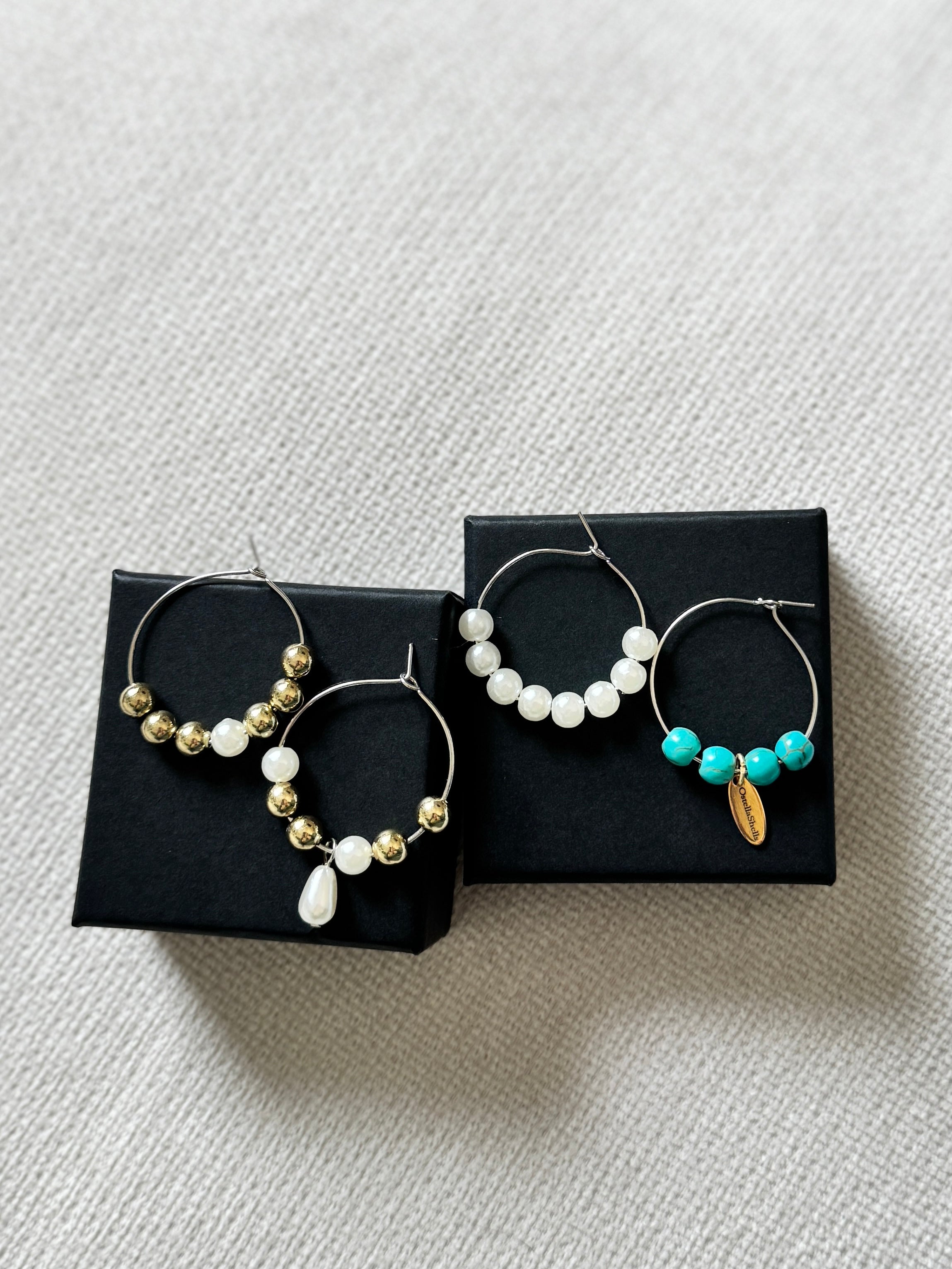 Seashell Wine Glass Charms - Ostella