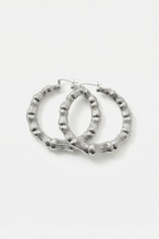 The Bamboo Hoop Earring