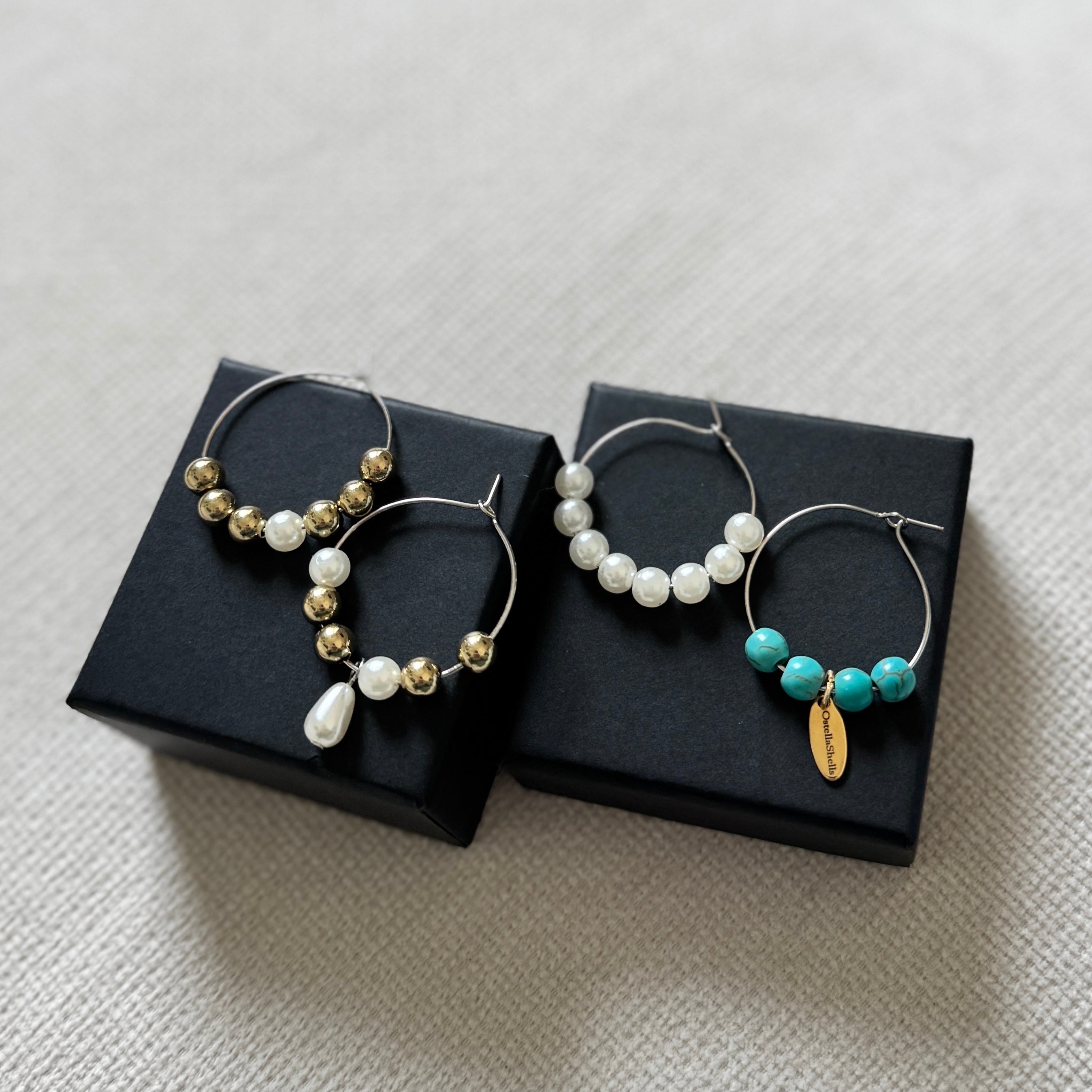 Seashell Wine Glass Charms - Ostella