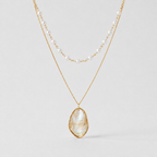 Layered Shell Pendant Necklace ~ Talum