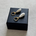 Olive Hoop Earrings - Ostella