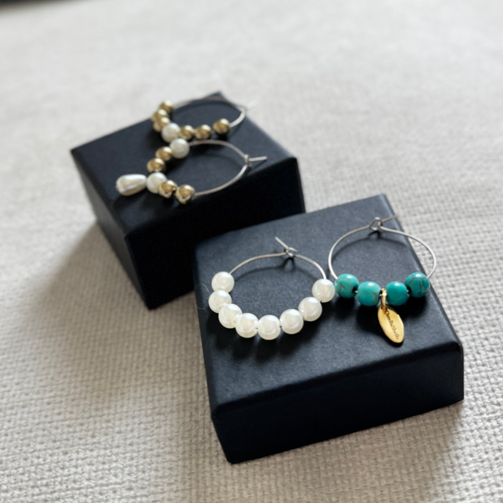 Seashell Wine Glass Charms - Ostella