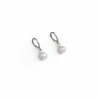Milán Pearl Huggie Hoops
