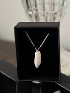 Lettered Olive Shell Pendant Necklace