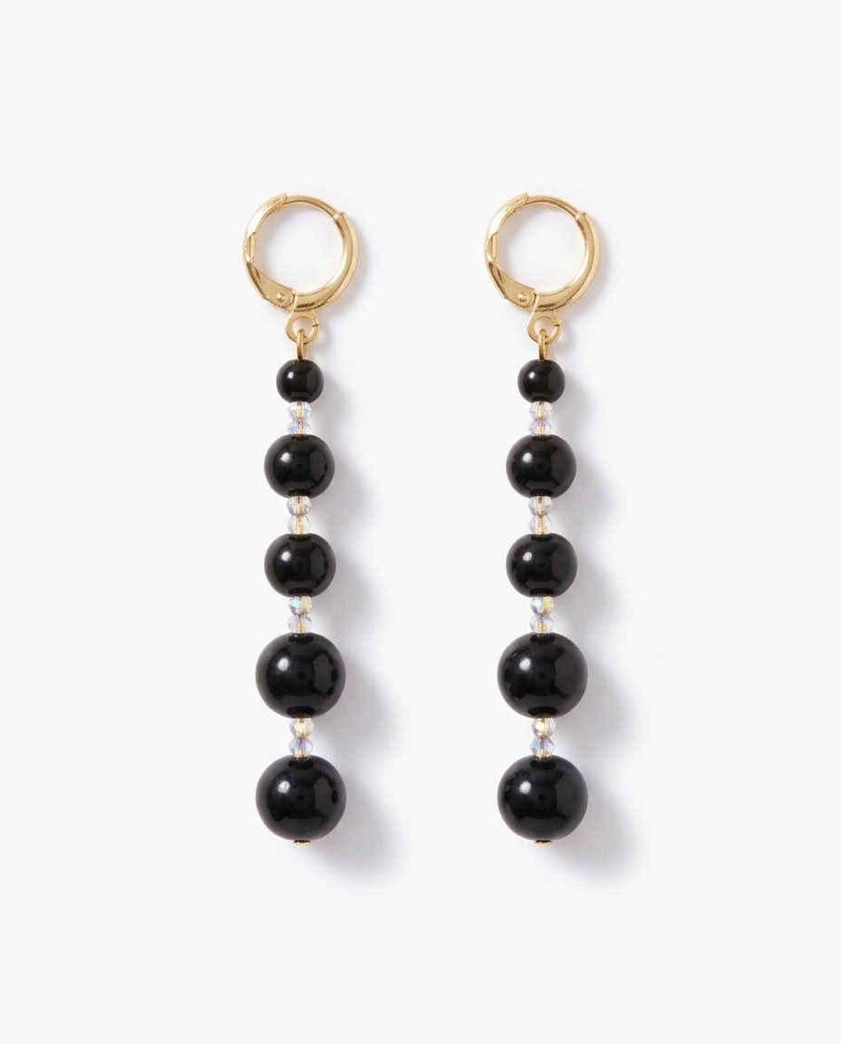 Catalyst Earrings Black Onyx