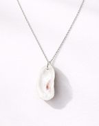 Oyster Shell Necklace ~ Wren