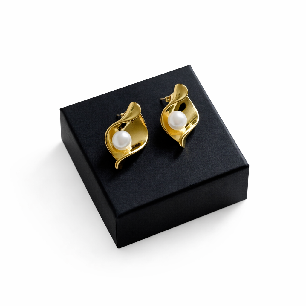 Sierra Gold Plated Stud Earrings