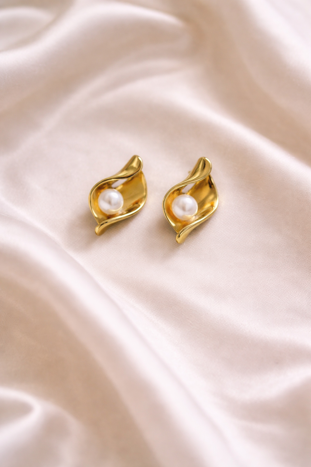 Sierra Gold Plated Stud Earrings