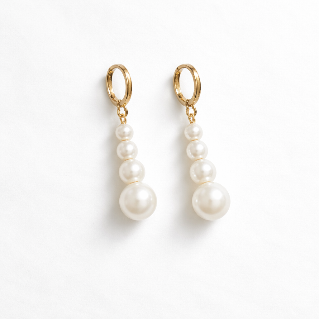 Lily Pearl Earrings - Ostella