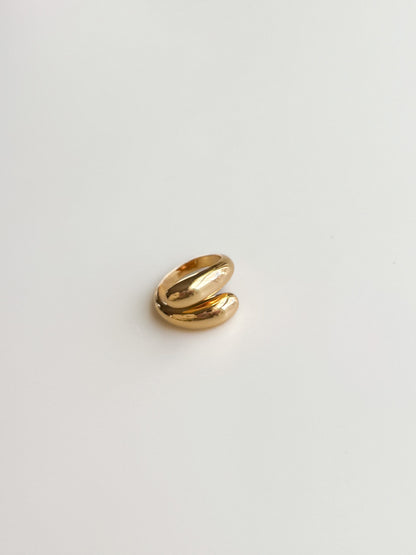 18K Gold Plated Adjustable Ring