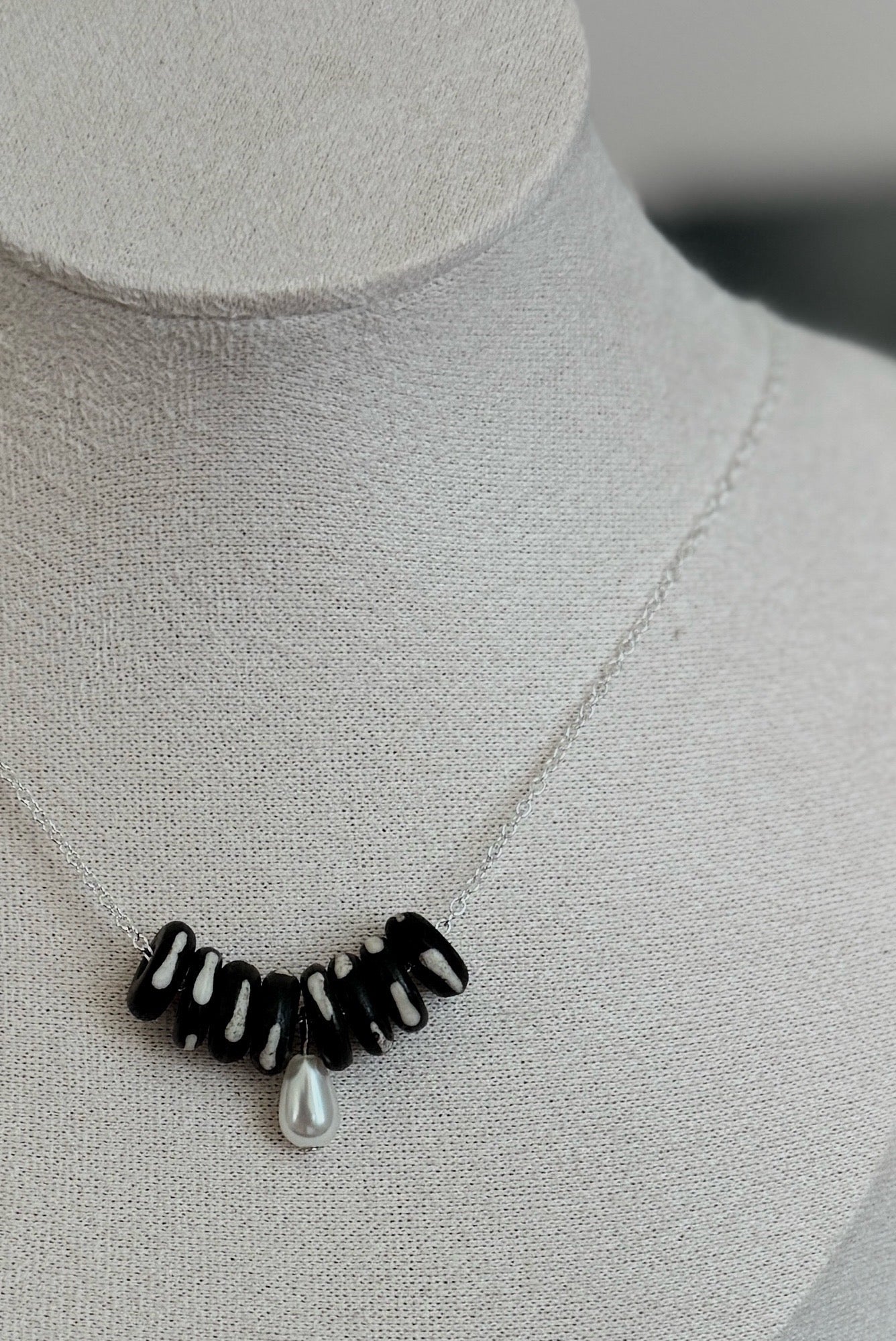 Matching Necklace & Earrings Set ~ Dalmatian