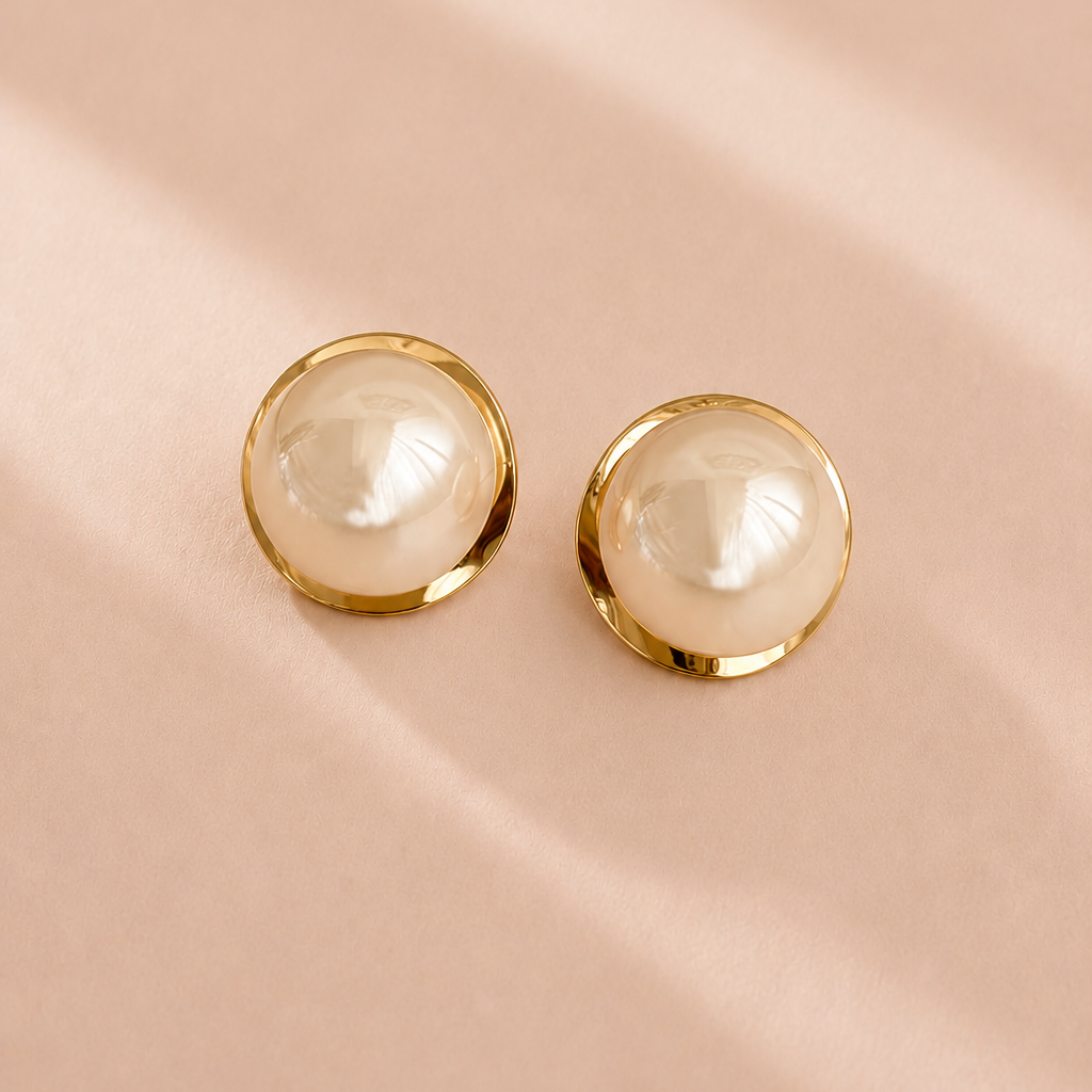 Bubble Pearl Studs