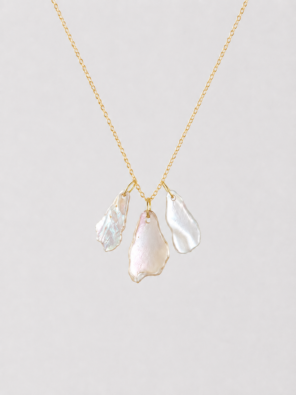 Mother of Pearl Charm Necklace