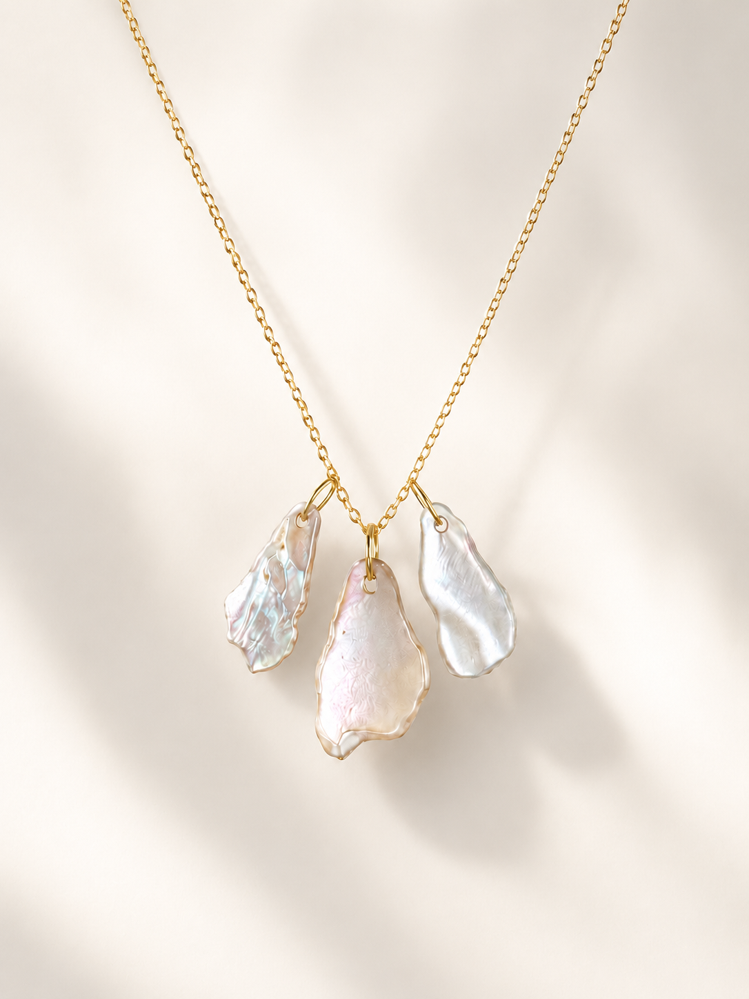 Mother of Pearl Charm Necklace