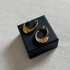 Sofia Gold Twist Hoops