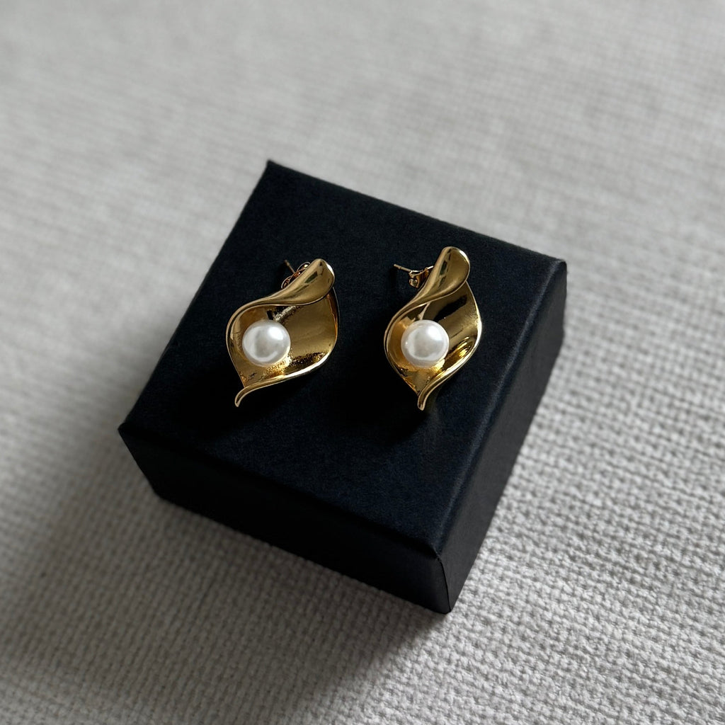Sierra Gold Plated Stud Earrings
