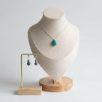 Matching Necklace & Earrings Set ~ Turquoise