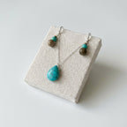 Matching Necklace & Earrings Set ~ Turquoise