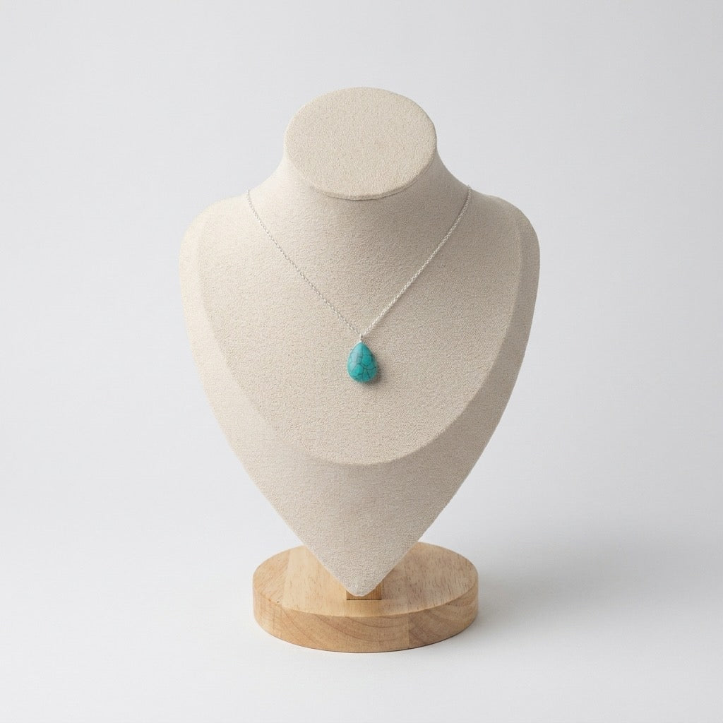 Matching Necklace & Earrings Set ~ Turquoise
