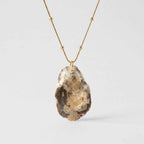 Oyster Shell Pendant Necklace ~ Quinn