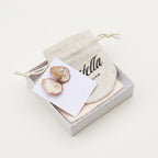 Natural Oyster Shell Earrings