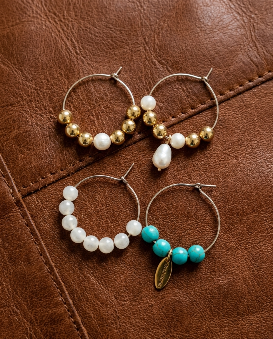 Gemstone Wine Glass Charms