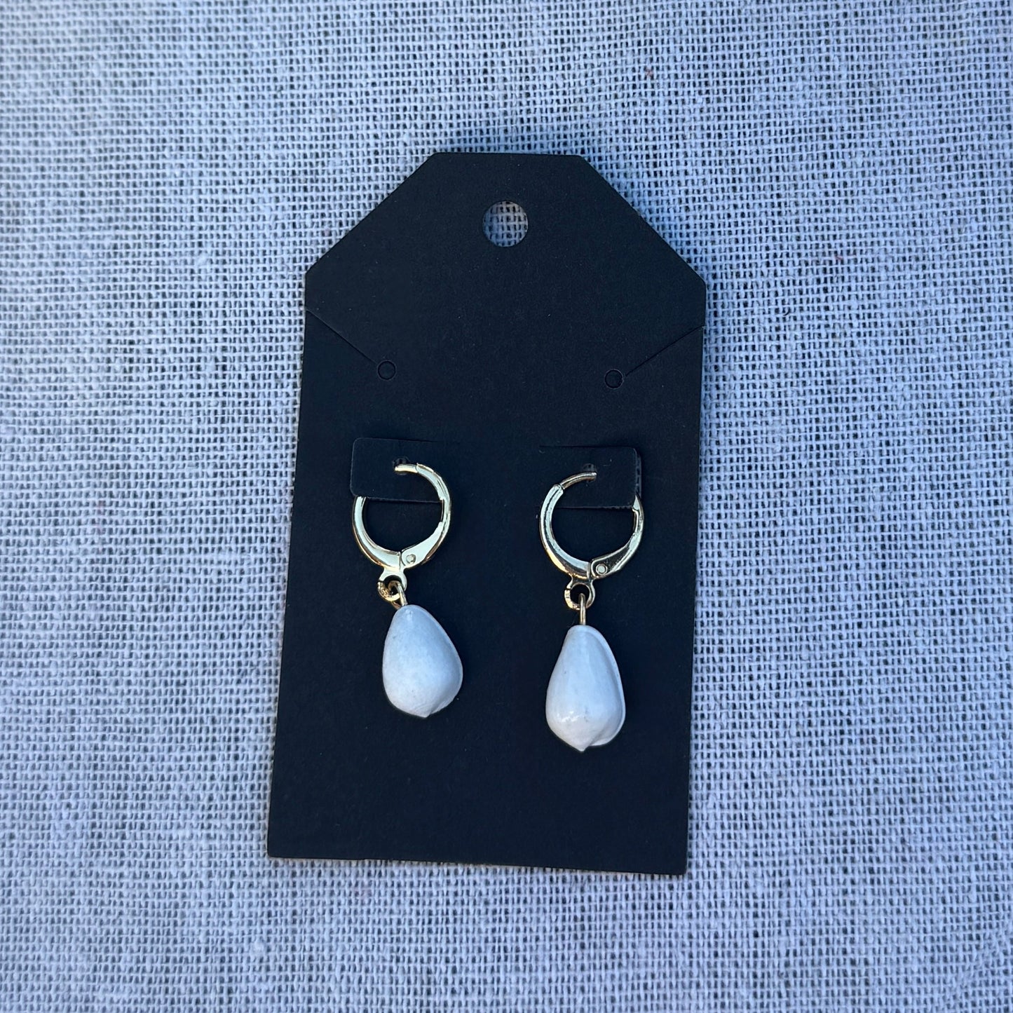 Simply Sweet Seashell Hoops