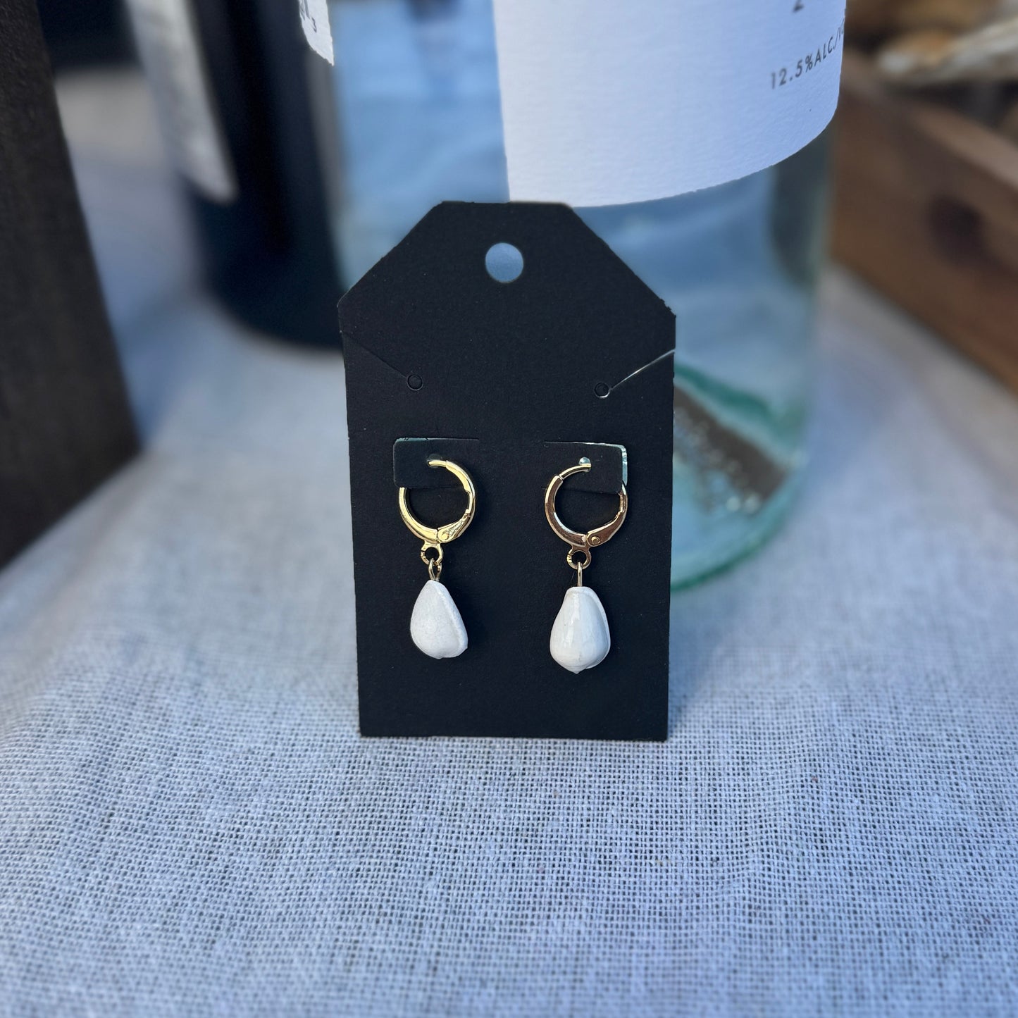 Simply Sweet Seashell Hoops