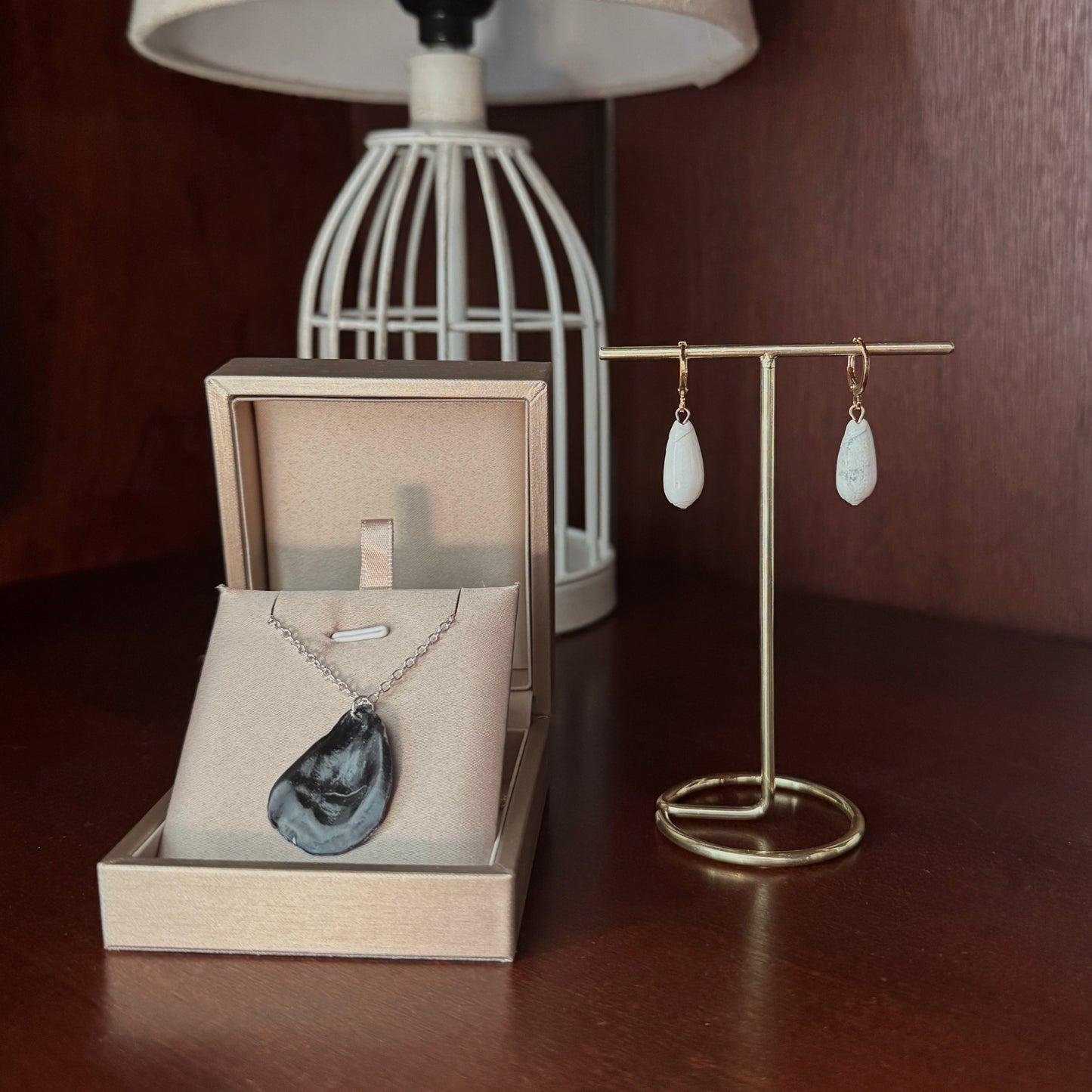 Oyster Shell Pendant Necklace