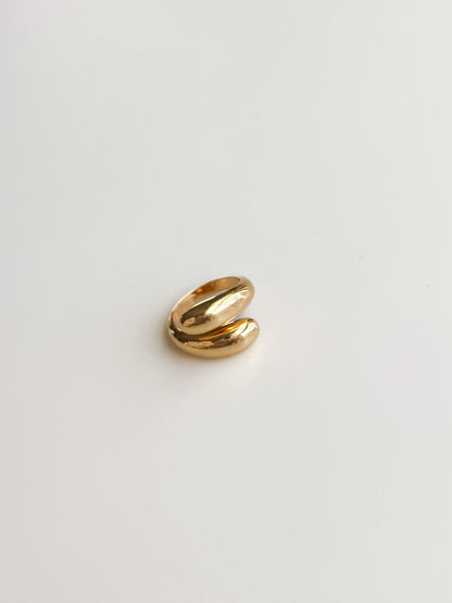 18K Gold Plated Adjustable Ring