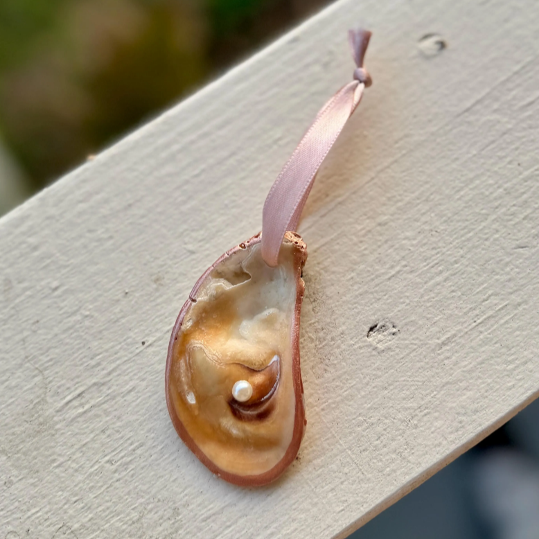 Natural Oyster Shell Ornaments