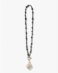 Spade Spiked Conch Necklace Multi