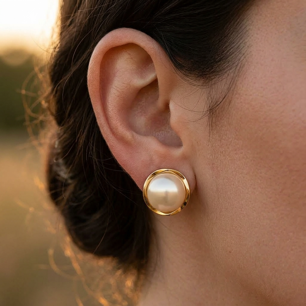 Bubble Pearl Studs