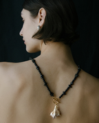 Spade Spiked Conch Necklace Multi