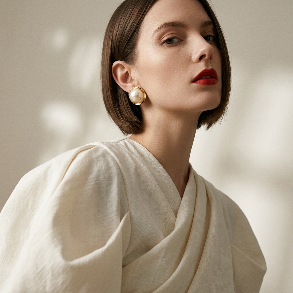 Bubble Pearl Studs