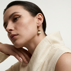 Magnolia Huggie Hoops