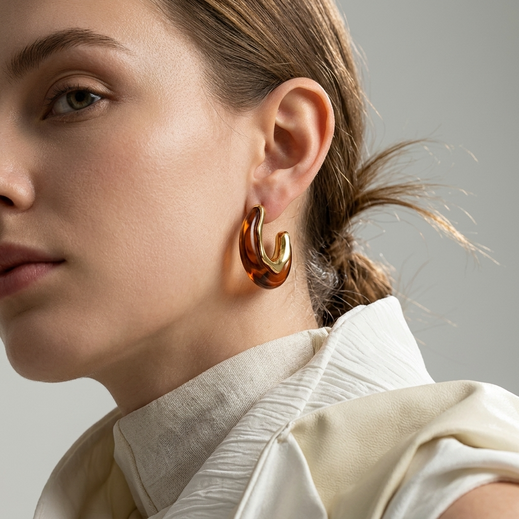 Tortoise Shell Earrings ~ Valarie