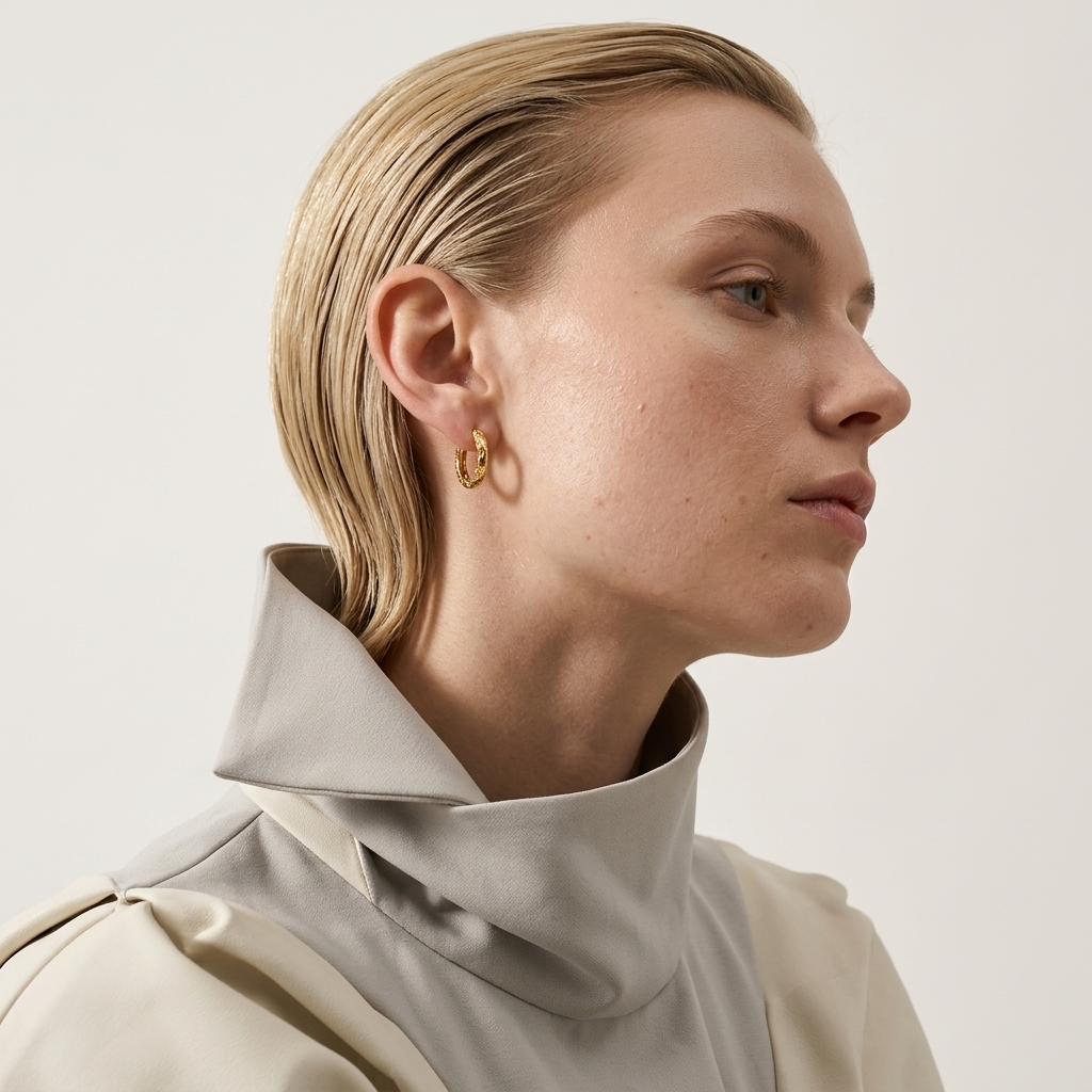 Sofie Gold Hoops