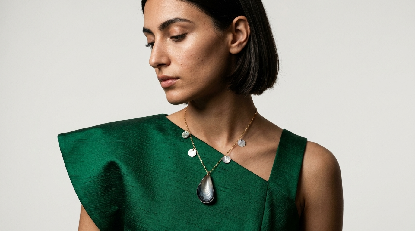 Mother of Pearl Pendant Necklace